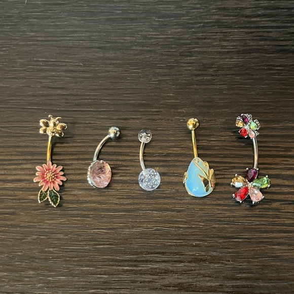 Pack of Bellybutton Rings - Picture 2 of 2